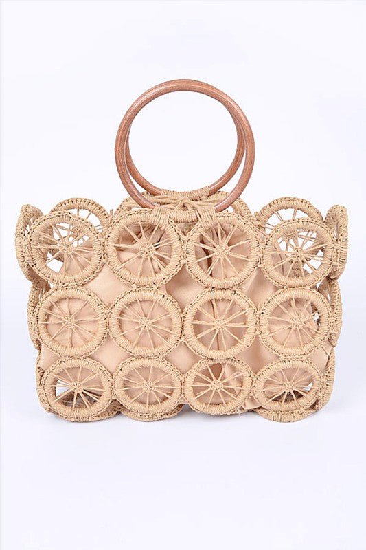 Campari Rattan Corded Bag