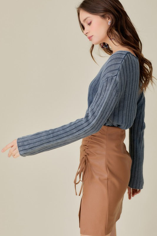 Mia Wide Rib Sweater