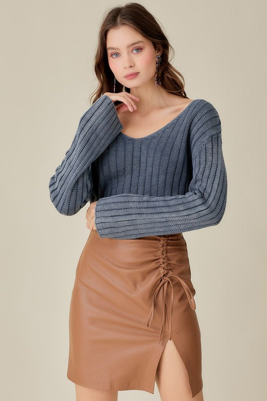 Mia Wide Rib Sweater