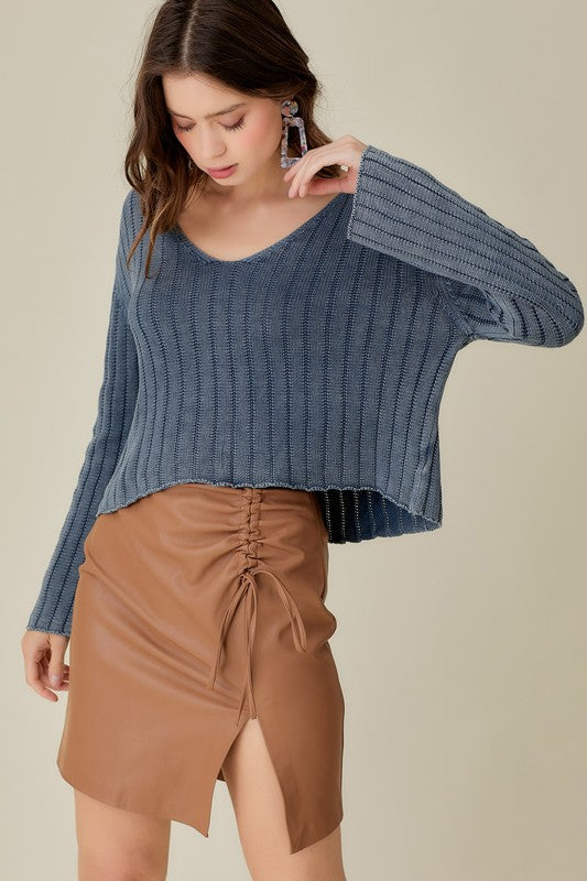 Mia Wide Rib Sweater