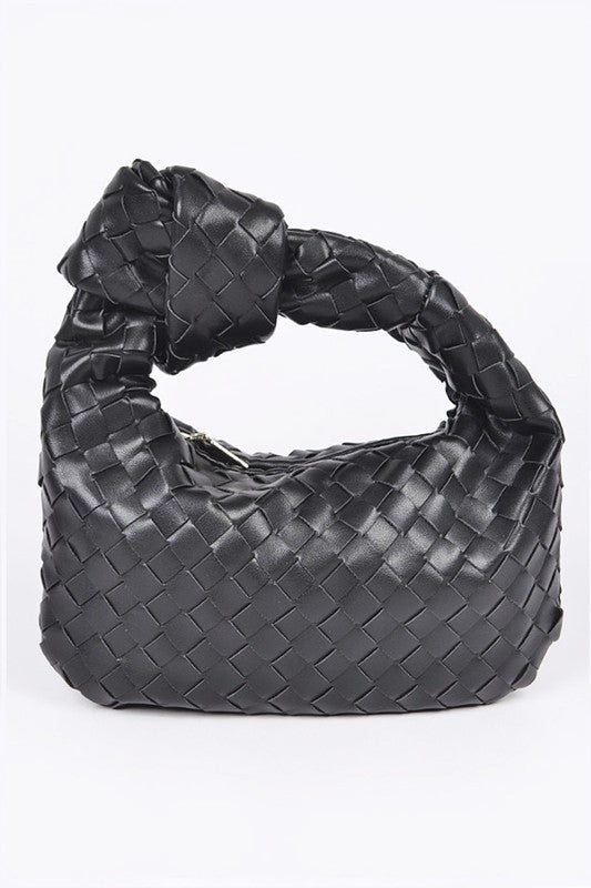 Bisou Braided Top Knot Clutch Bag