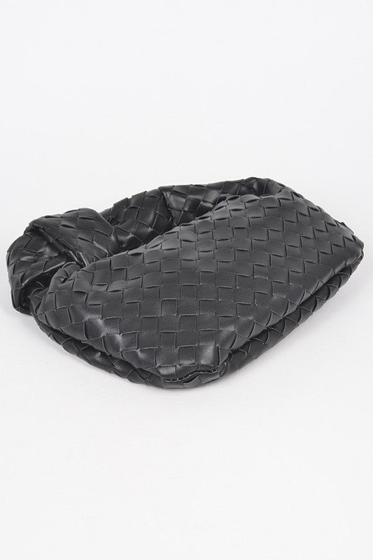 Bisou Braided Top Knot Clutch Bag