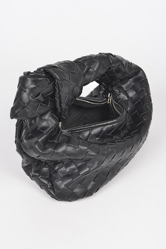 Bisou Braided Top Knot Clutch Bag