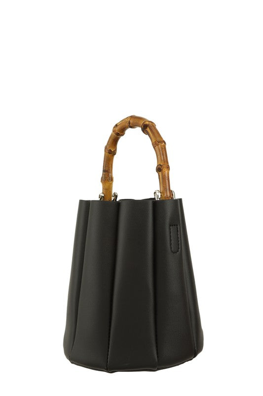 Ischia Leather Bucket Bag