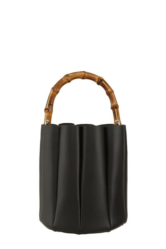 Ischia Leather Bucket Bag