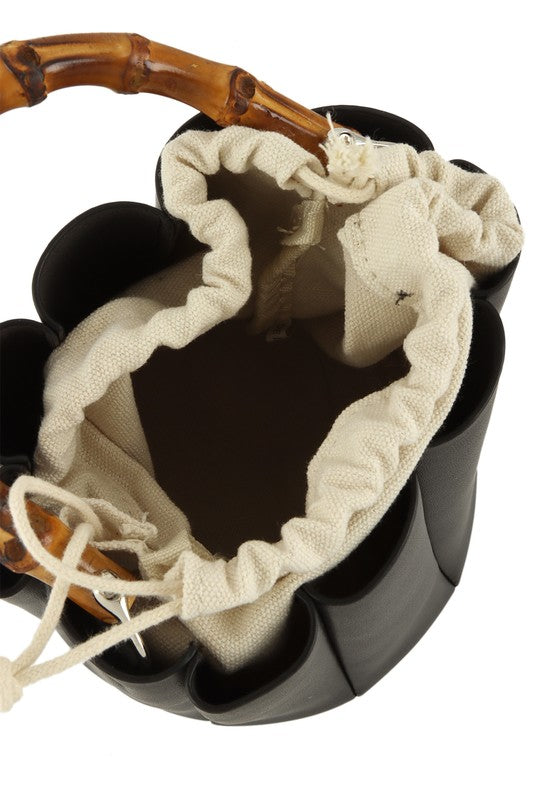 Ischia Leather Bucket Bag