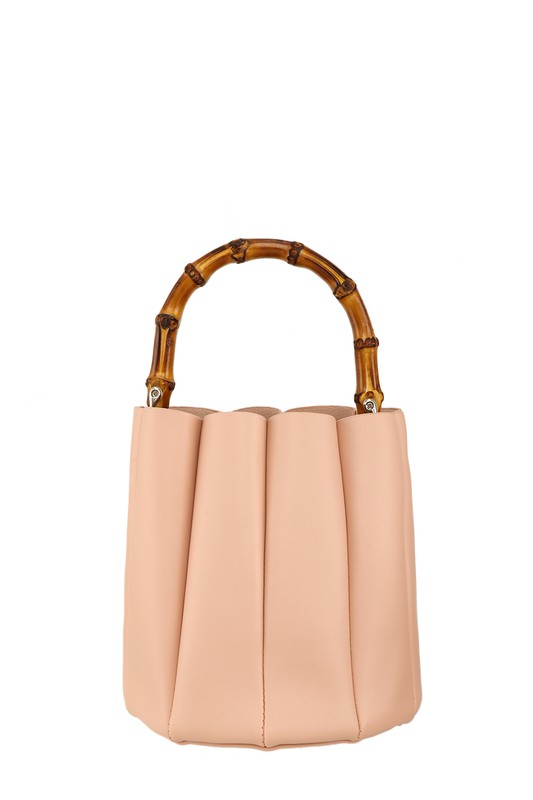 Ischia Leather Bucket Bag