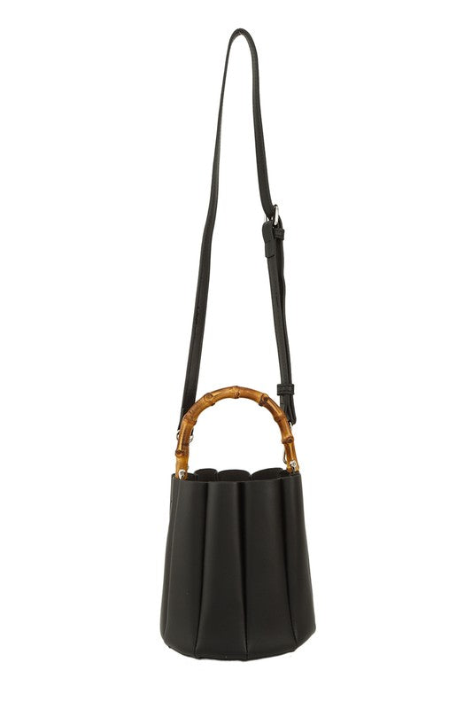 Ischia Leather Bucket Bag