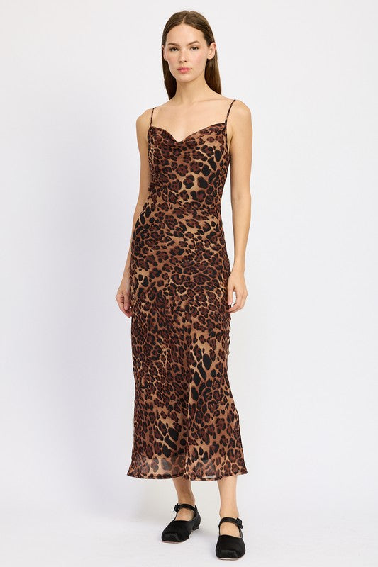 Verona Leopard Maxi Dress