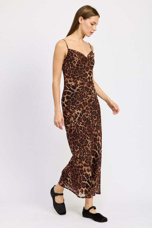 Verona Leopard Maxi Dress