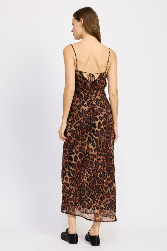 Verona Leopard Maxi Dress