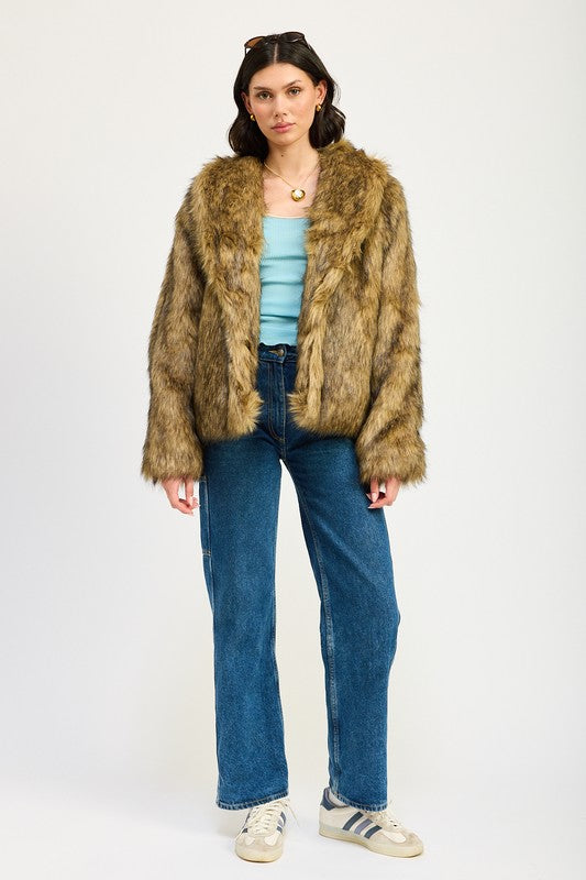 Milan Faux Fur Coat