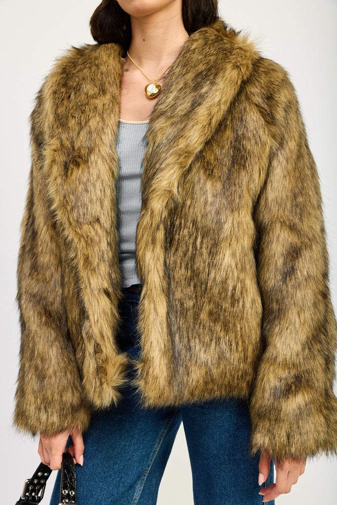Milan Faux Fur Coat