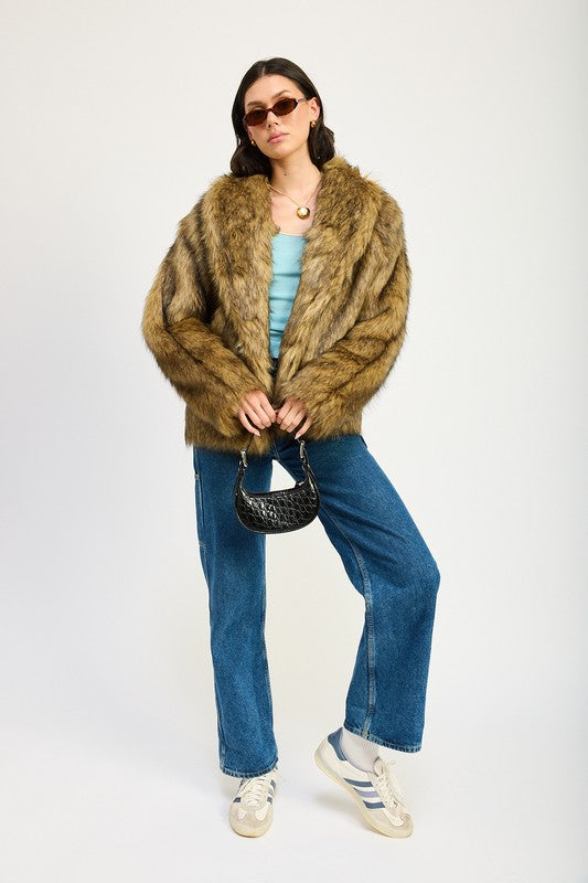 Milan Faux Fur Coat