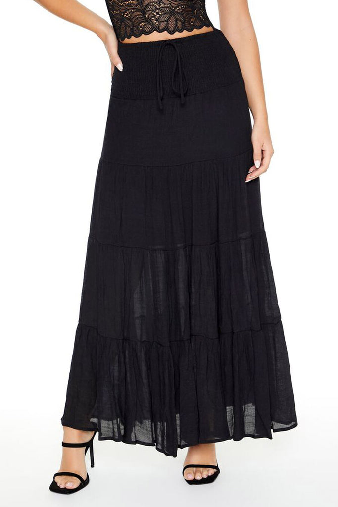 Avila Tiered Maxi Skirt