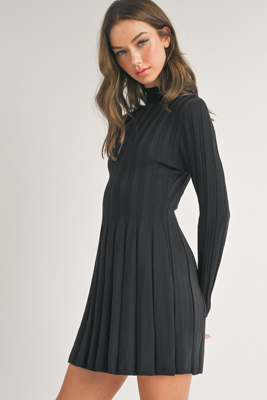 pleated skirt sweater dress PROVA