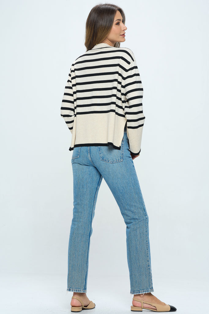 Provence Striped Sweater