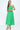 High Neck O Ring Side Cutout Midi Dress - Kelly Green