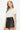 Rue Pleated Leather Shorts