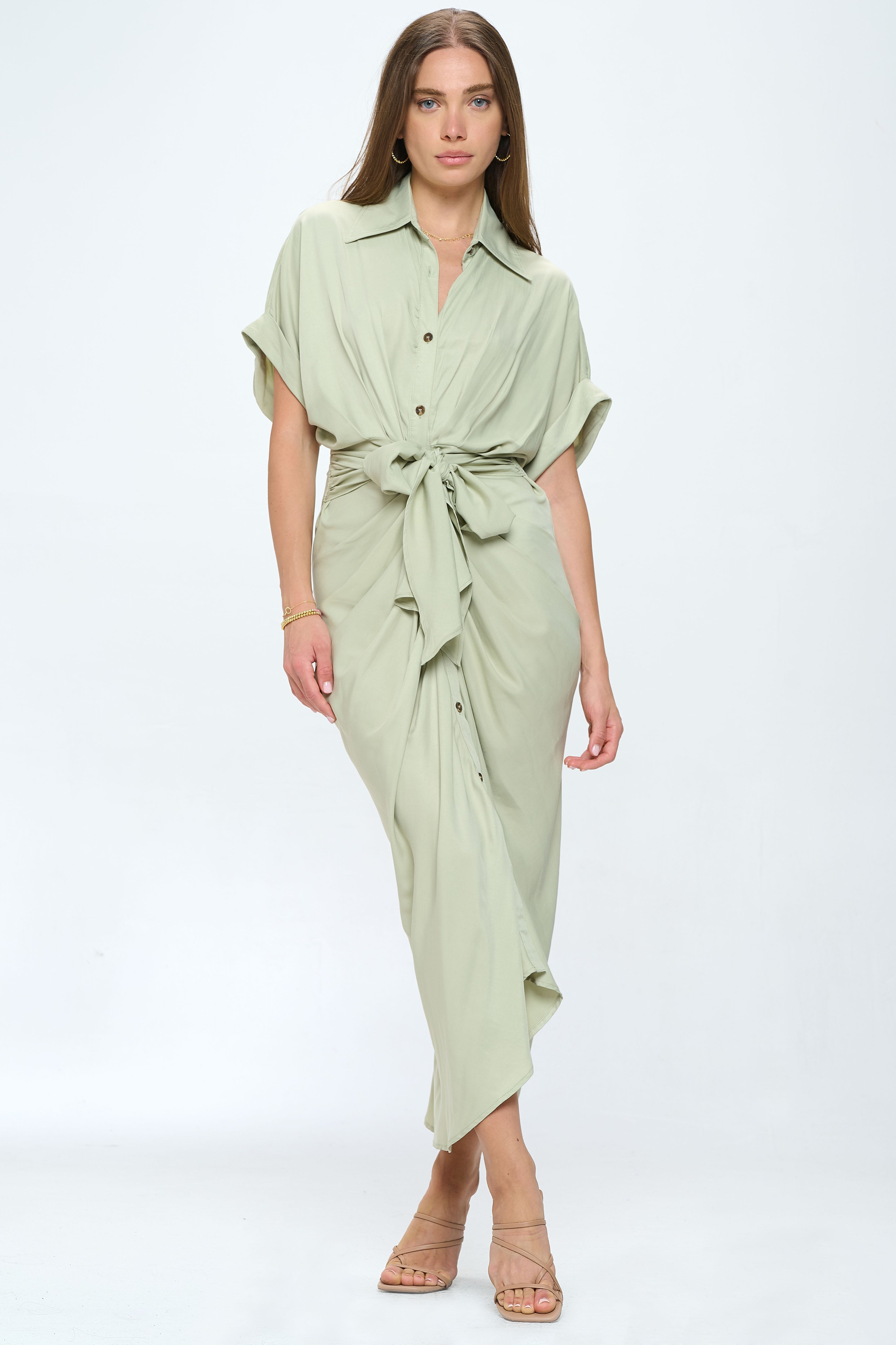 Faithfull the brand top gigi shirt dress